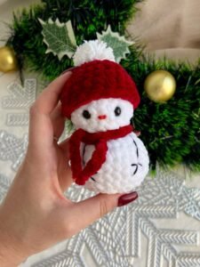 ⛄ Mini Snowman Crochet Pattern - Image 2