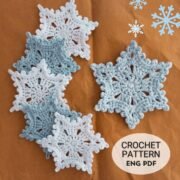 ❄️ Crochet Snowflake Coaster Pattern - Image 2