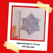 ❄️ Crochet Snowflake Coaster Pattern - Image 9