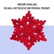 ❄️ Crochet Snowflake Coaster Pattern - Image 3