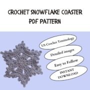 ❄️ Crochet Snowflake Coaster Pattern - Image 7