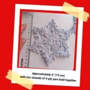 ❄️ Crochet Snowflake Coaster Pattern - Image 10