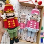 Crochet Christmas Nutcracker Pattern: Small and Large Toy (PDF)