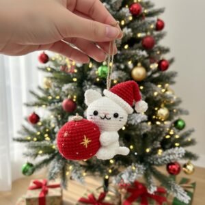 🎄 Christmas Cat and Ball Crochet Pattern - Image 6