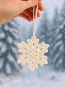 Christmas Snowflake Crochet VIDEO Pattern - Image 7