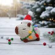 🎄 Christmas Capybara Crochet Pattern – No-Sew Amigurumi | Christmas Ornament - Image 11
