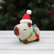 🎄 Christmas Capybara Crochet Pattern – No-Sew Amigurumi | Christmas Ornament - Image 10