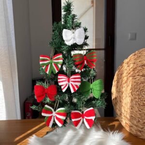 🎄 Christmas Bow Crochet Pattern – Cute Tree Decoration - Image 4