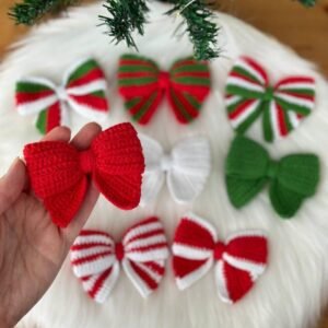 🎄 Christmas Bow Crochet Pattern – Cute Tree Decoration - Image 6