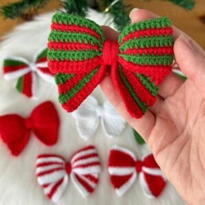 🎄 Christmas Bow Crochet Pattern – Cute Tree Decoration - Image 8