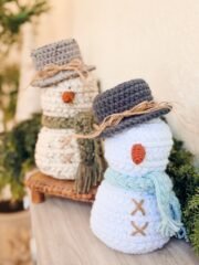 Snowman Crochet Pattern & Video - Beginner-Friendly Amigurumi PDF for Cozy Holiday Decor - Image 3