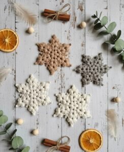 ❄️ Bundle – 3 Snowflake Stars Crochet Pattern - Image 12
