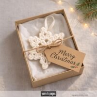 Crochet Snowflake Pattern – Instant PDF Download