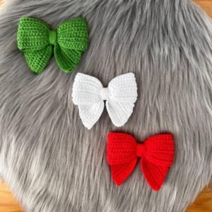🎄 Christmas Bow Crochet Pattern – Cute Tree Decoration - Image 3